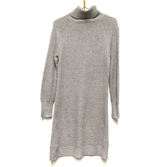 Daily Ritual Turtleneck Sweater Dress Size‎ S Wool Cashmere Cotton Waffle Knit - Picture 6 of 11